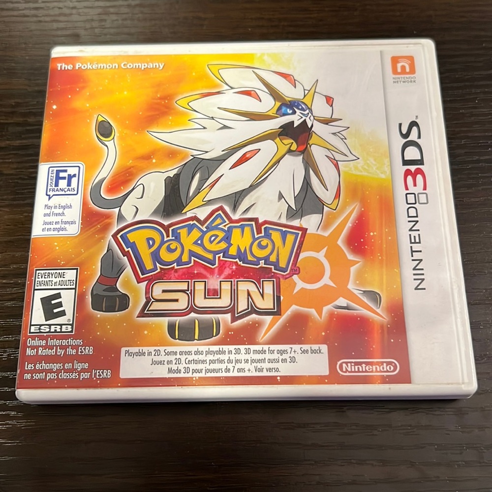 Pokémon Sun for Nintendo 3DS